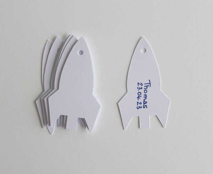 sachet pochon dragées thème espace blanc argent étoiles