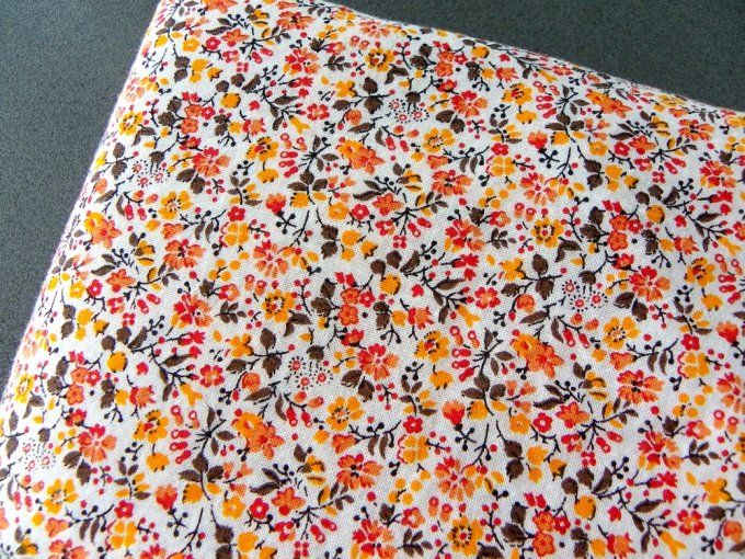 15 pochons sachet dragée thème automne tissu surcyclé